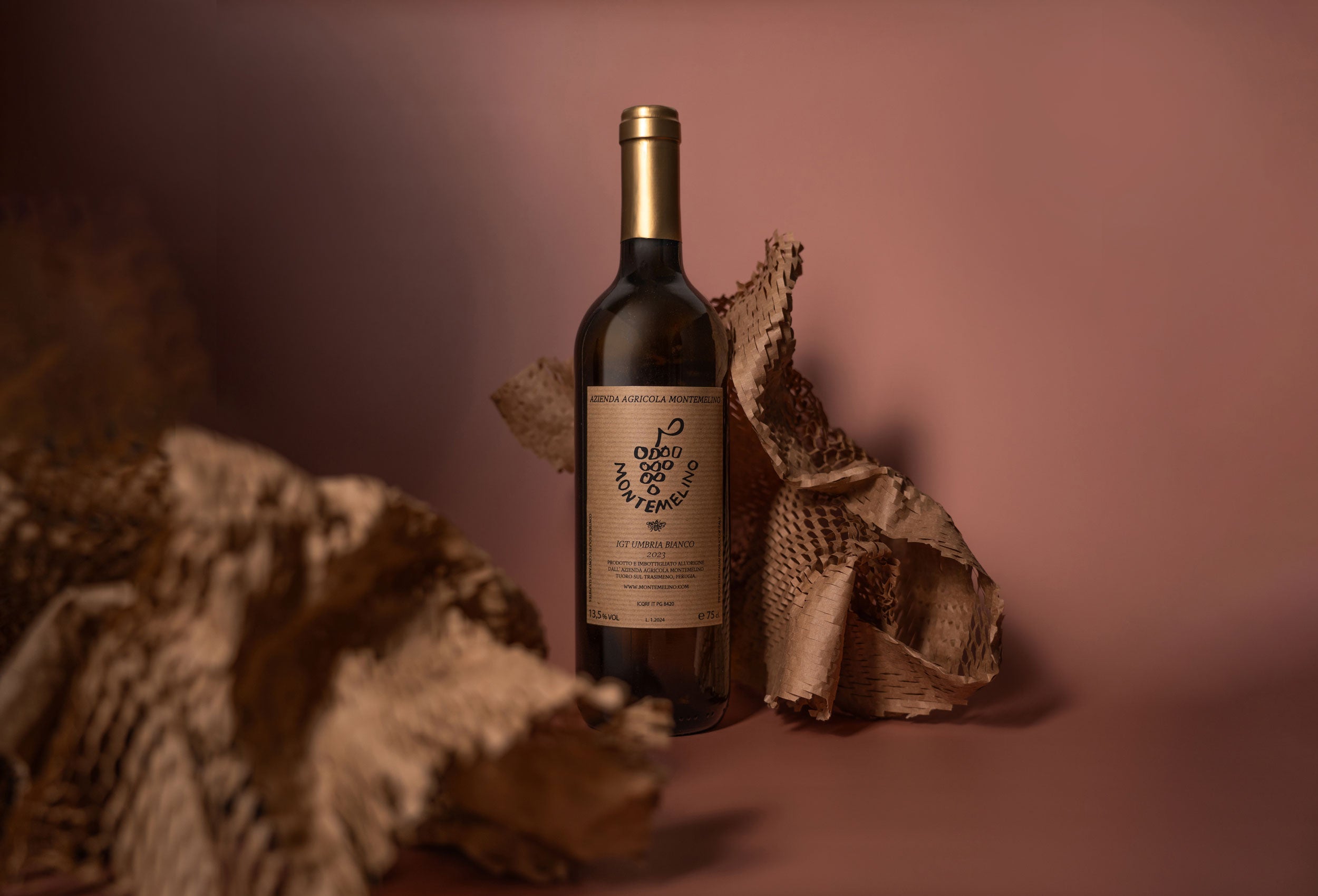 Montemelino Bianco IGT 2023 100% Certified Organic Biodynamic Italian White Wine Bottle – Available at InVinus