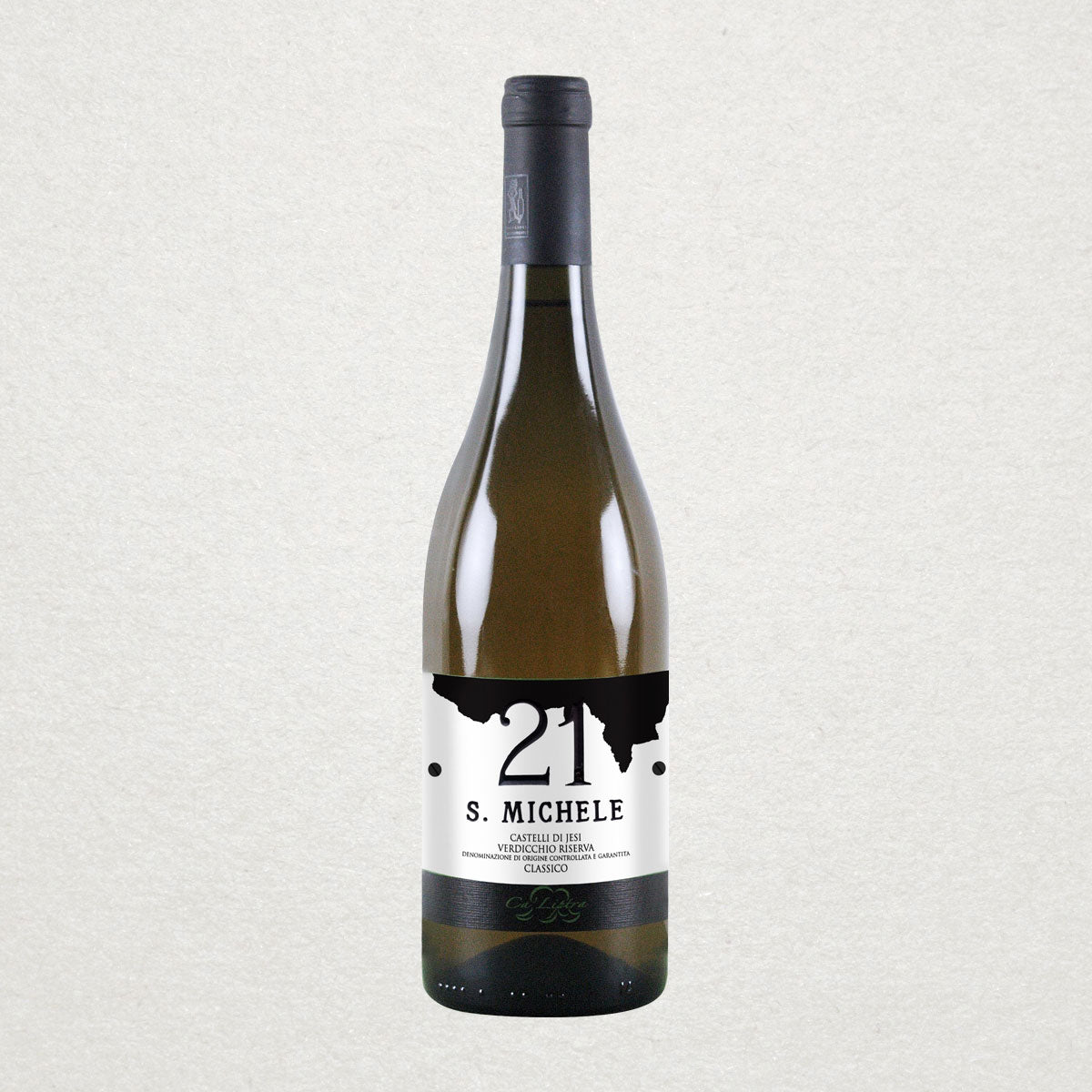Ca’ Liptra 21 S. Michele Verdicchio Castello di Jesi Classico Superiore Riserva "S.M. 21" Bottle – Artisanal White Wine Aged 12 Months in Barriques for a Fruity, Fresh, and Smooth Finish at InVinus