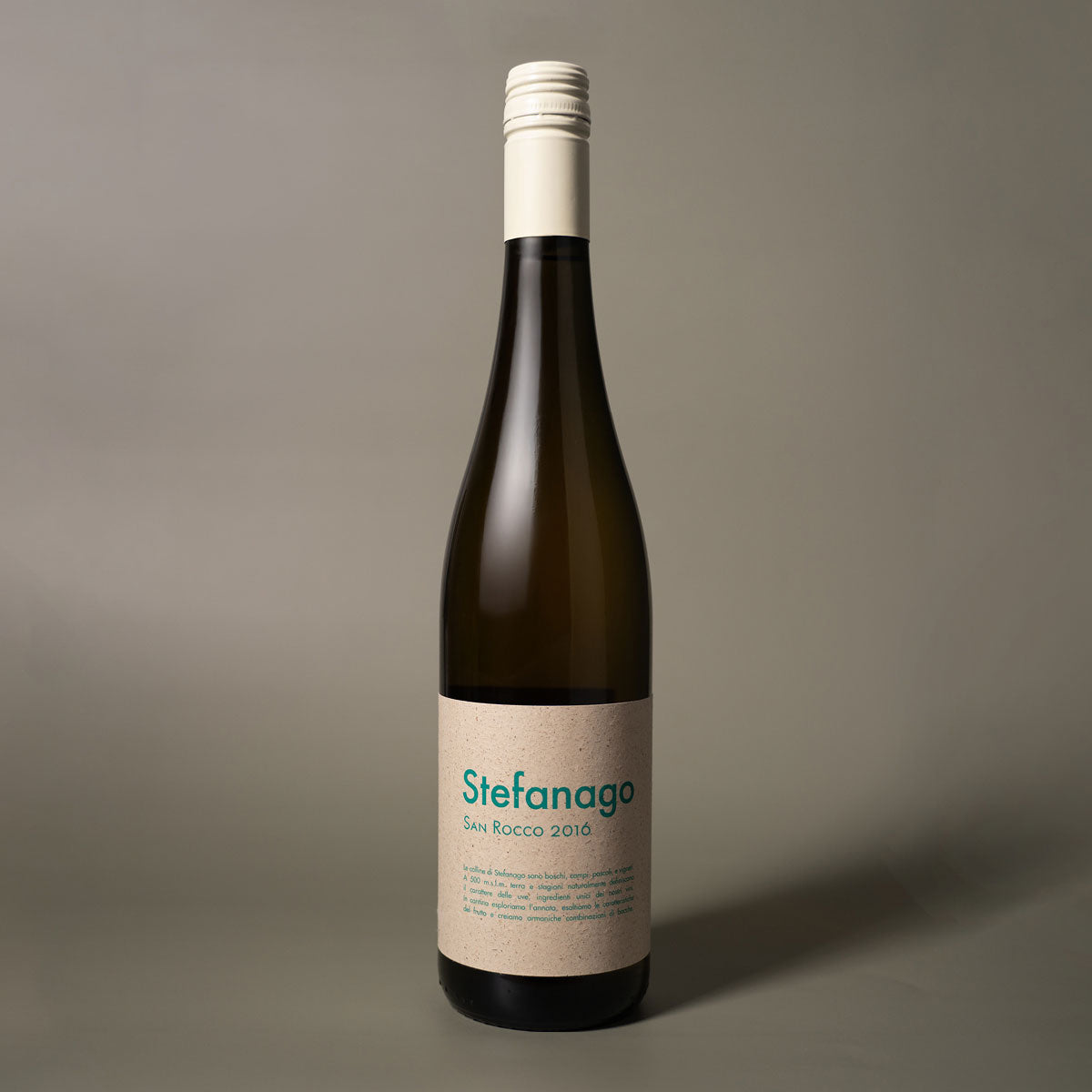 Stefanago San Rocco organic and natural Italian white wine available to buy at InVinus