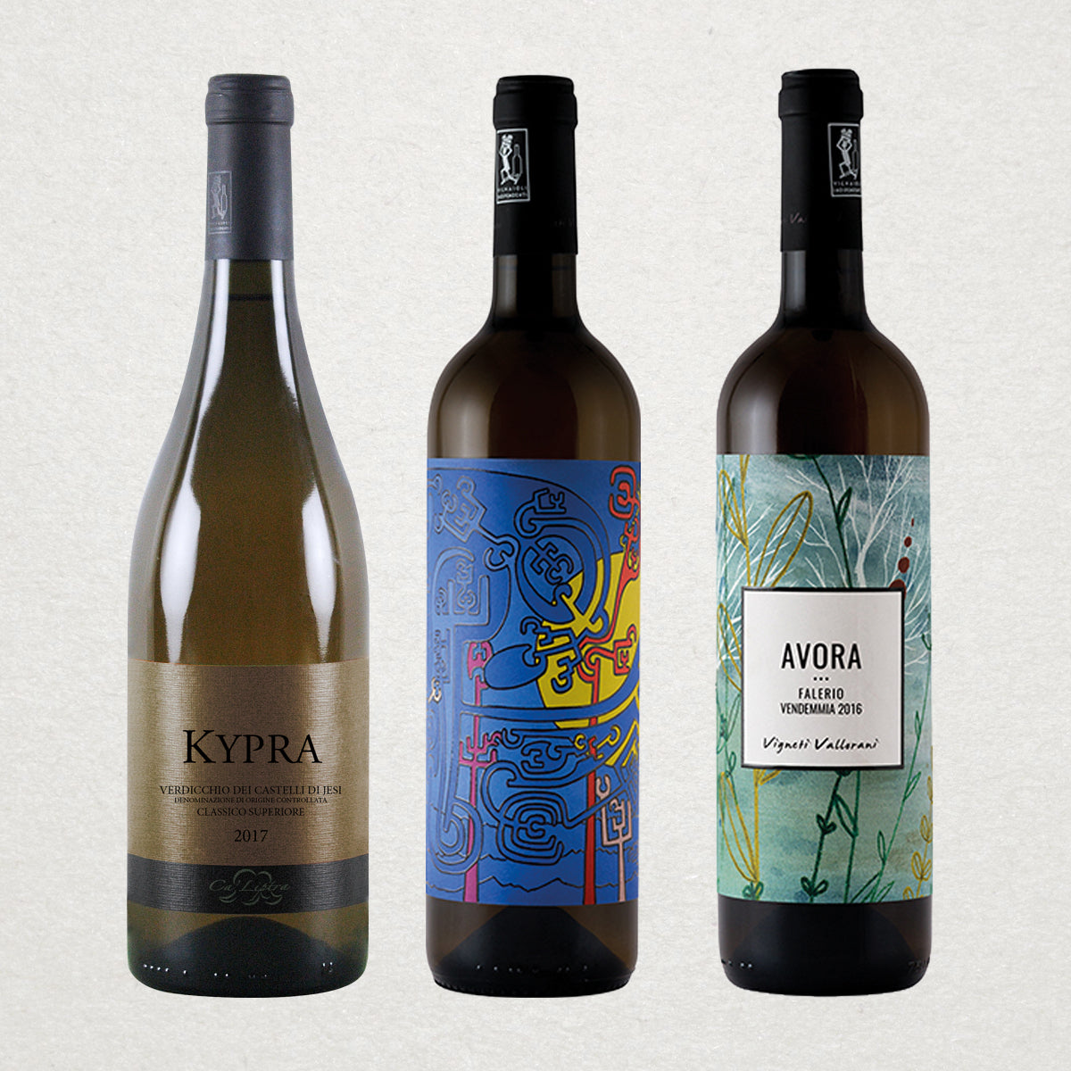 InVinus Al Fresco Pack with three organic and biodynamic Italian white wines — a refreshing mixed selection perfect for outdoor dining and summer sipping